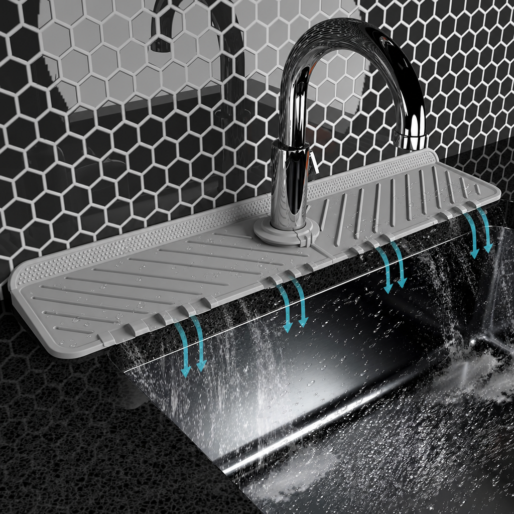 Foldable Silicone Splash Guard Mat