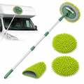 Long-Handle Car Wash Microfiber Mop Set